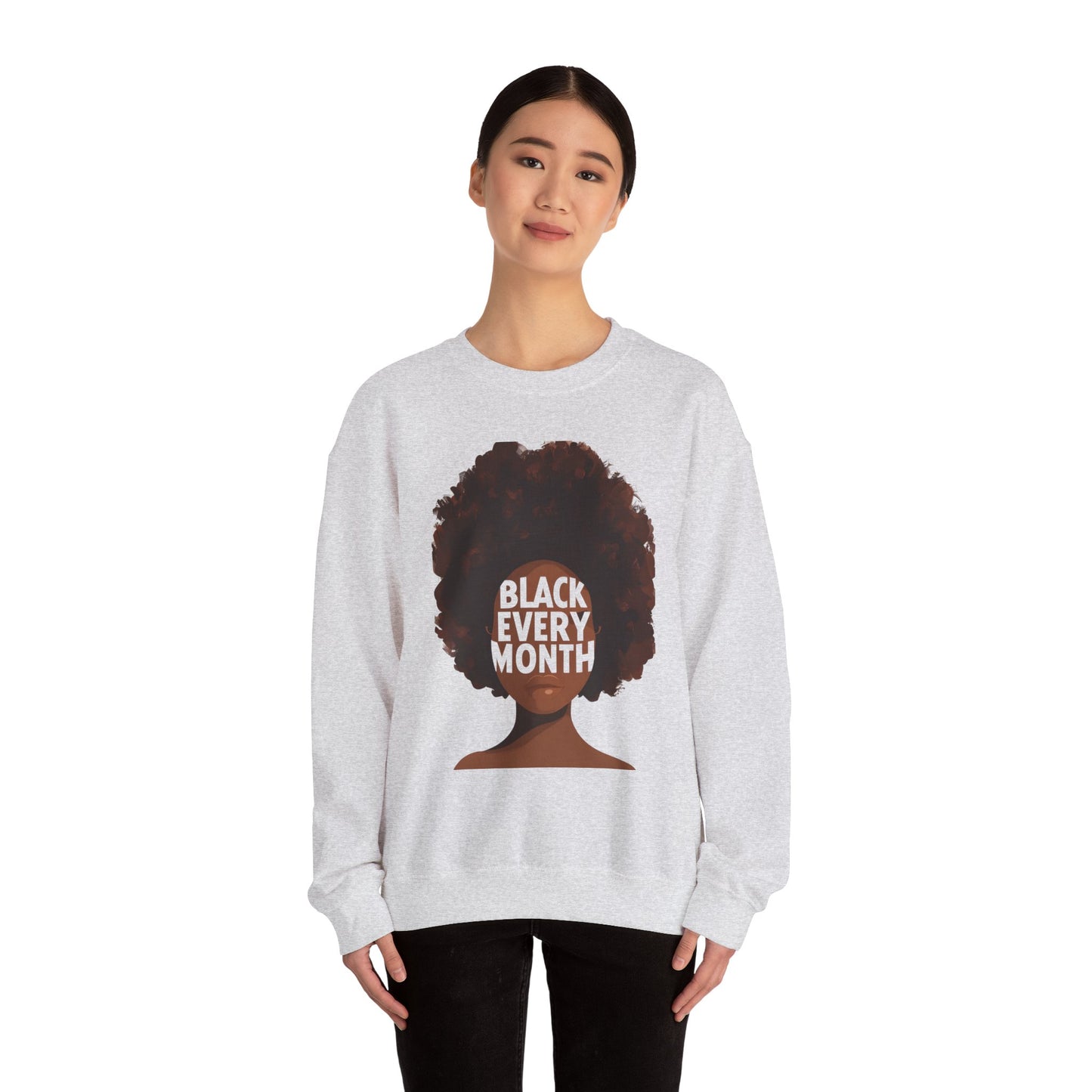 Crewneck Sweatshirt Celebrating Black History Month