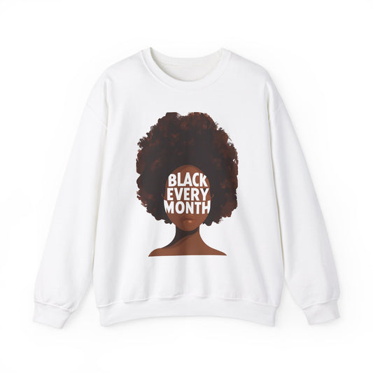 Crewneck Sweatshirt Celebrating Black History Month