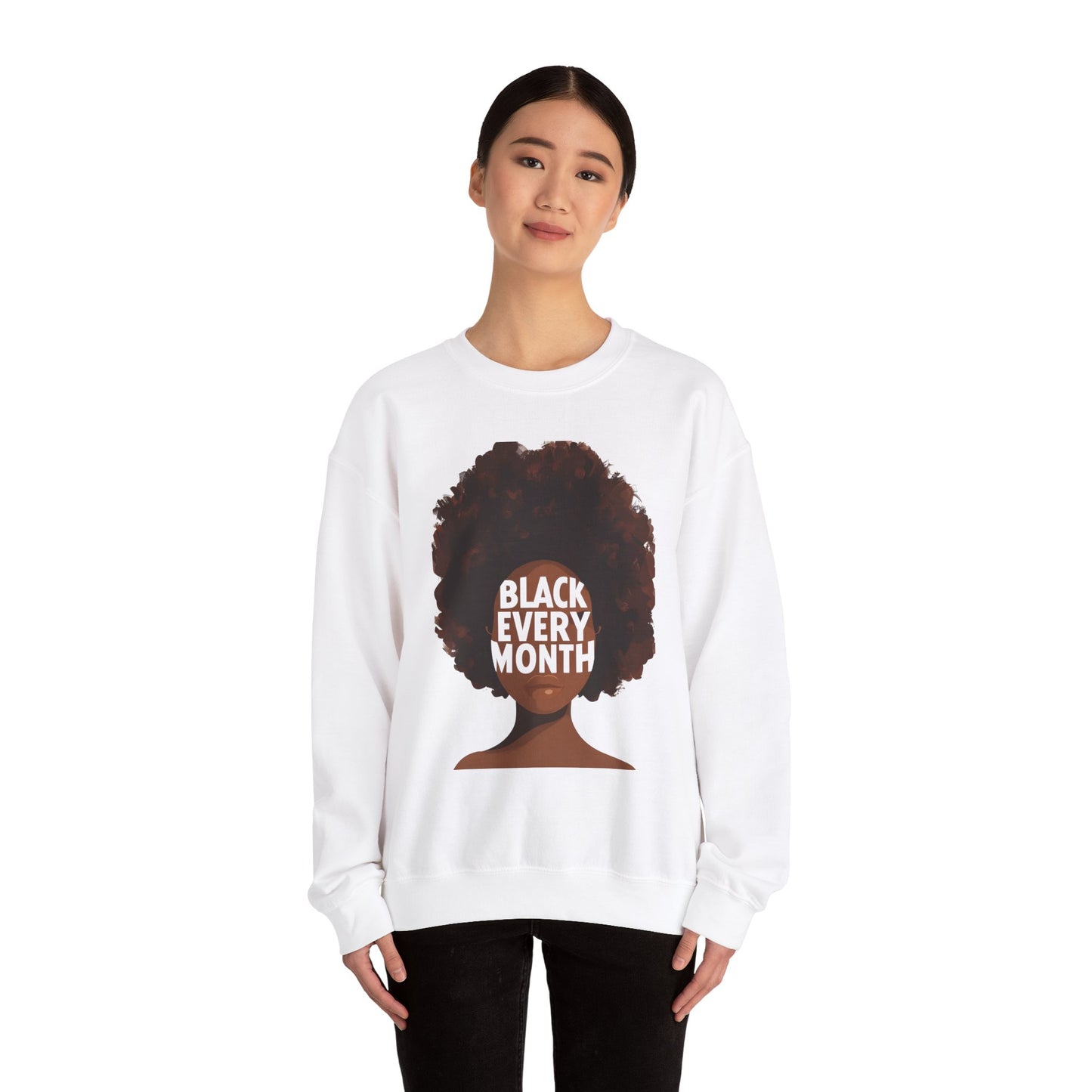 Crewneck Sweatshirt Celebrating Black History Month