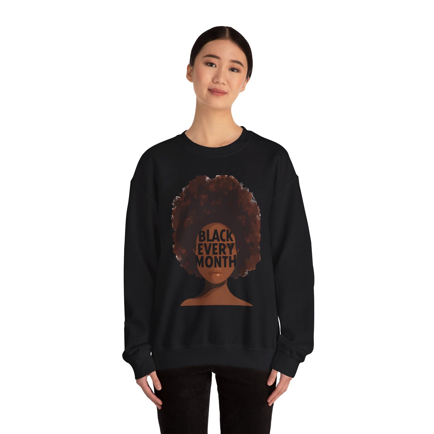 Crewneck Sweatshirt Celebrating Black History Month